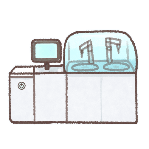 「生化学分析装置」のイラスト